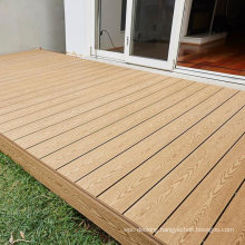 Wood Texture WPC Wood Decking Anti-Slip Outdoor Garden Flooring Water-Proof Wood Plastic Composite Decking